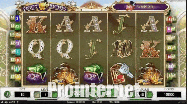 Ігровий процес Piggy Riches