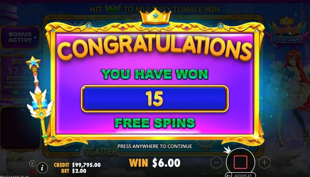 Популярний слот Starlight Princess