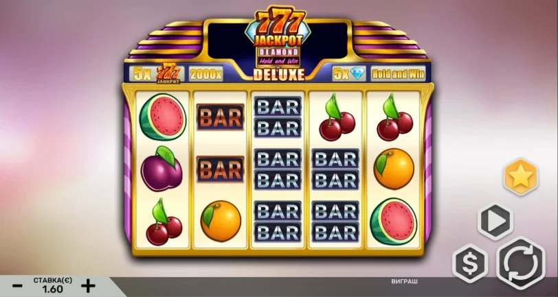 777 Jackpot Diamond Hold and Win Deluxe в Горилла казино