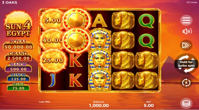 Sun of Egypt 4 в онлайн казино Gorilla
