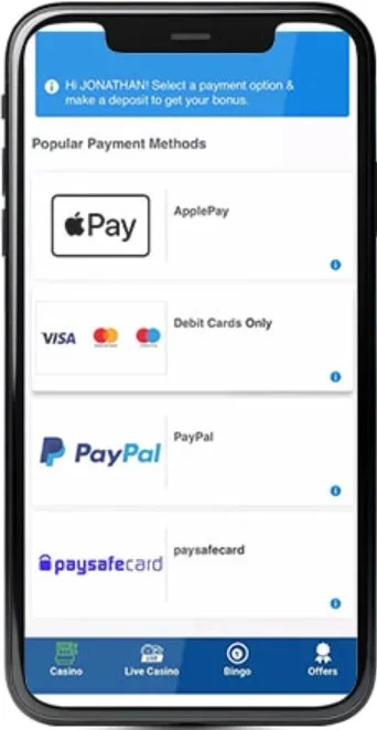 Казино Apple Pay