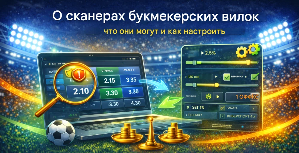 Коротко о сканерах букмекерских вилок