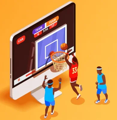 Ширина росписи на баскетболе.