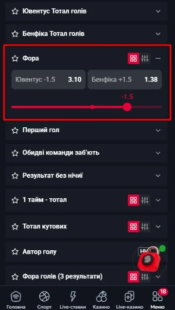 Фора (гандикап)