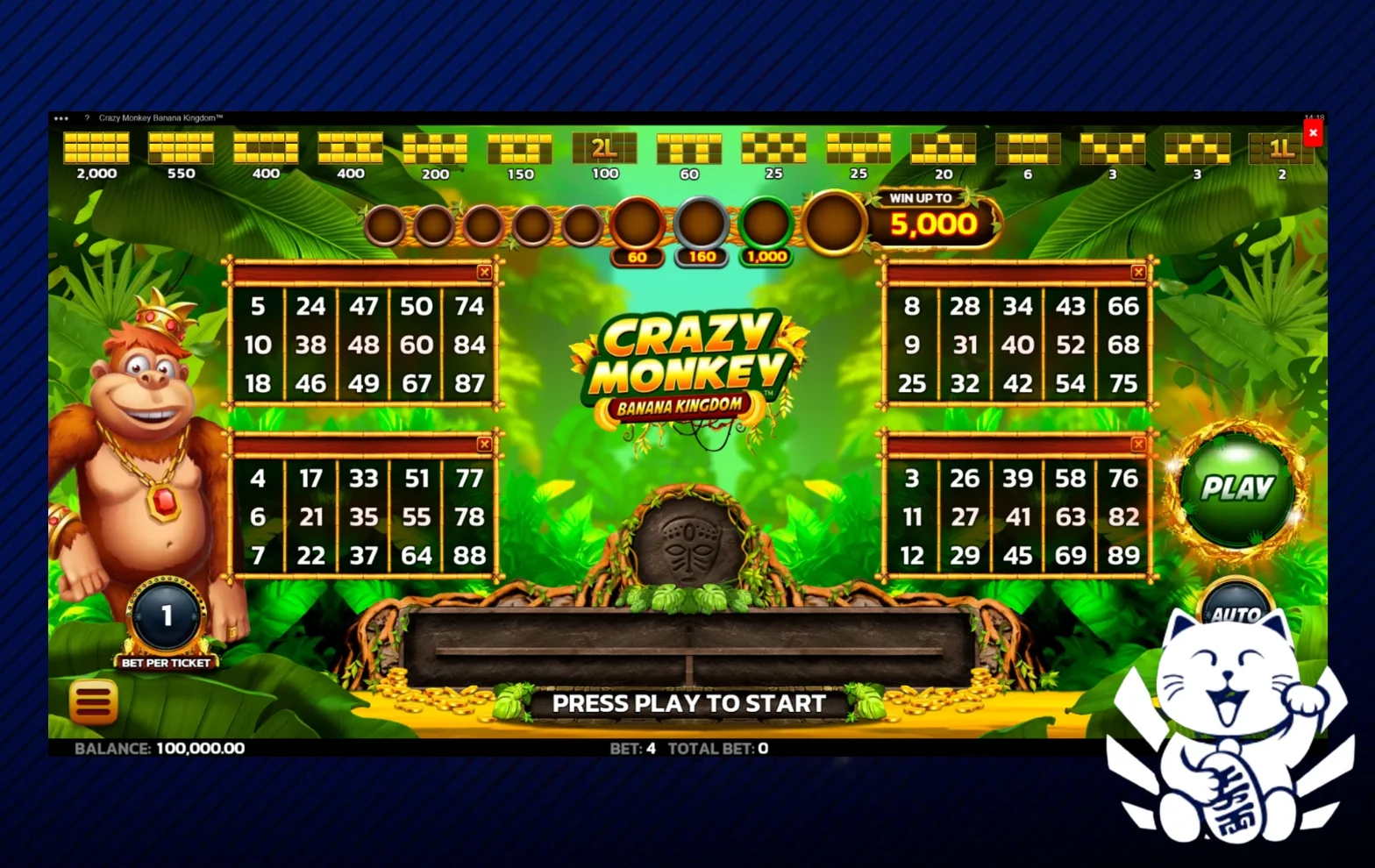 Neko Games Crazy Monkey: Banana Kingdom