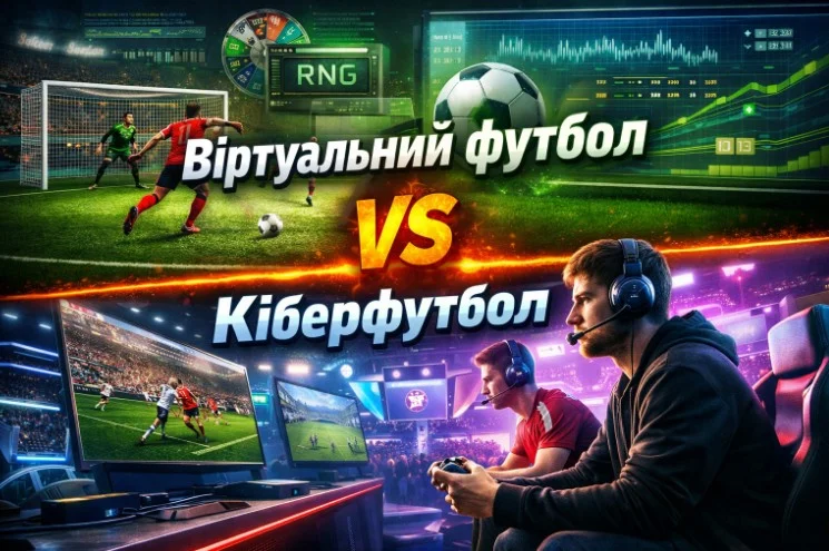 Виртуальный футбол vs киберфутбол