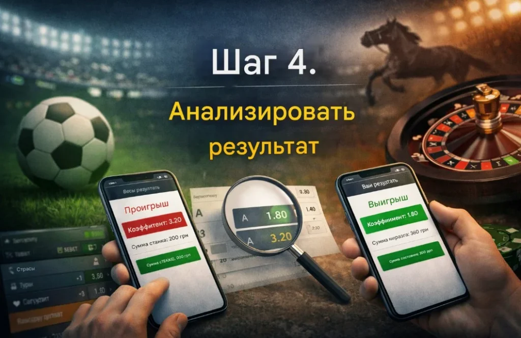 Шаг 4. Анализировать результат
