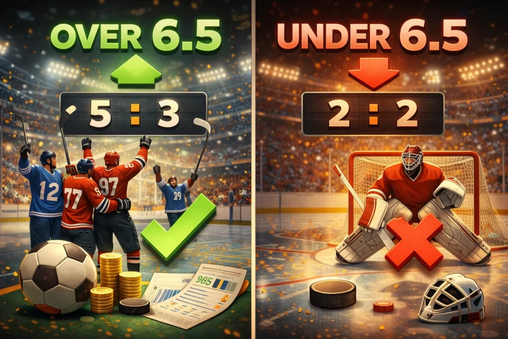 Ставки на тотал у хокеї