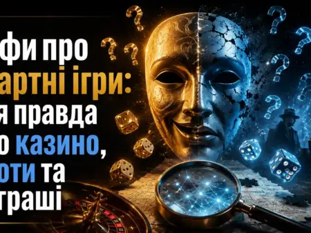 Міфи про азартні ігри: вся правда про казино, слоти та виграші