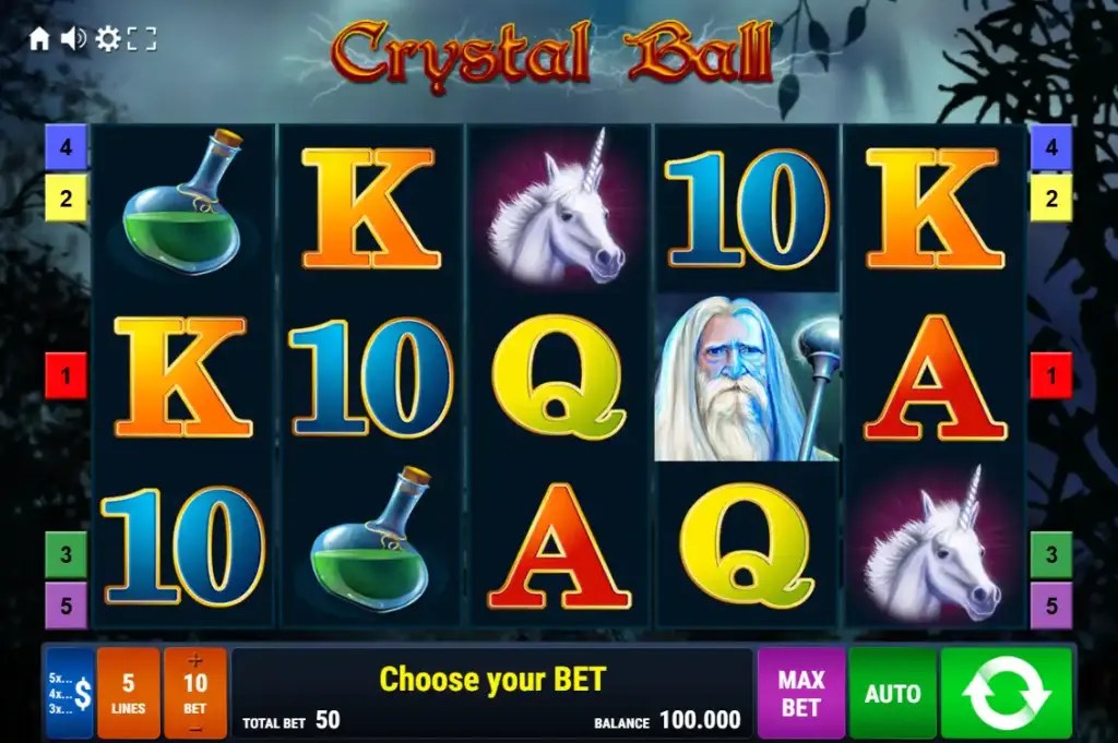 Слот Crystal Ball з магічною тематикою