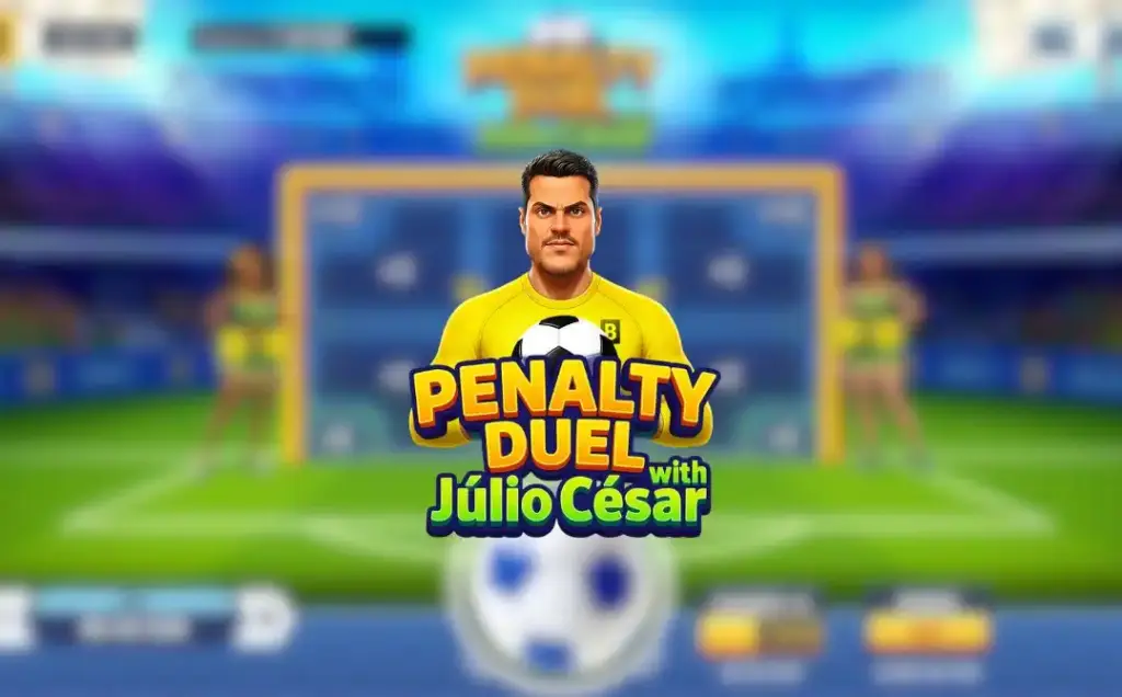 Гра Penalty Duel with Júlio César на футбольному полі з воротарем