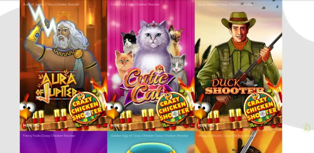Слоти Gamomat із серією Crazy Chicken Shooter