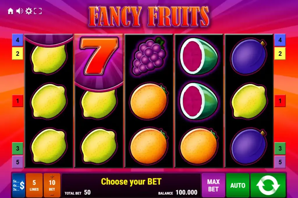 Класичний фруктовий слот Fancy Fruits