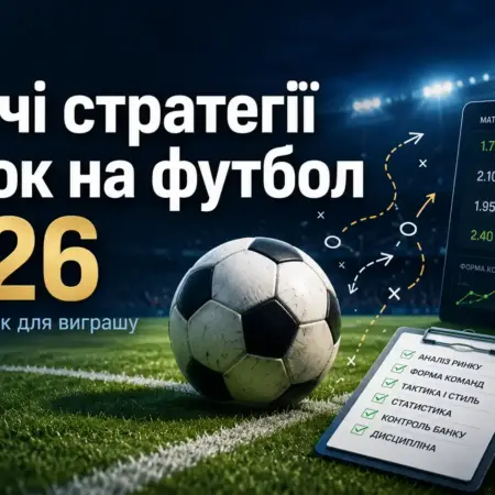 Робочі стратегії ставок на футбол 2026: повний посібник для виграшу
