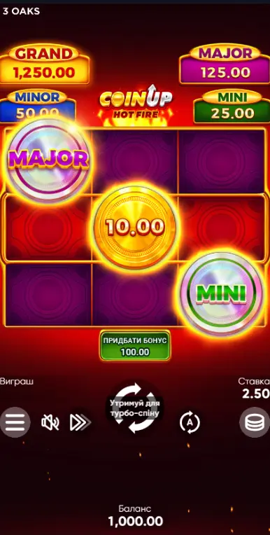 Гра в Coin UP: Hot Fire