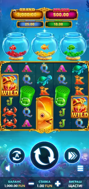 Слот із рибками Fortune Fish Frenzy та бонусною грою